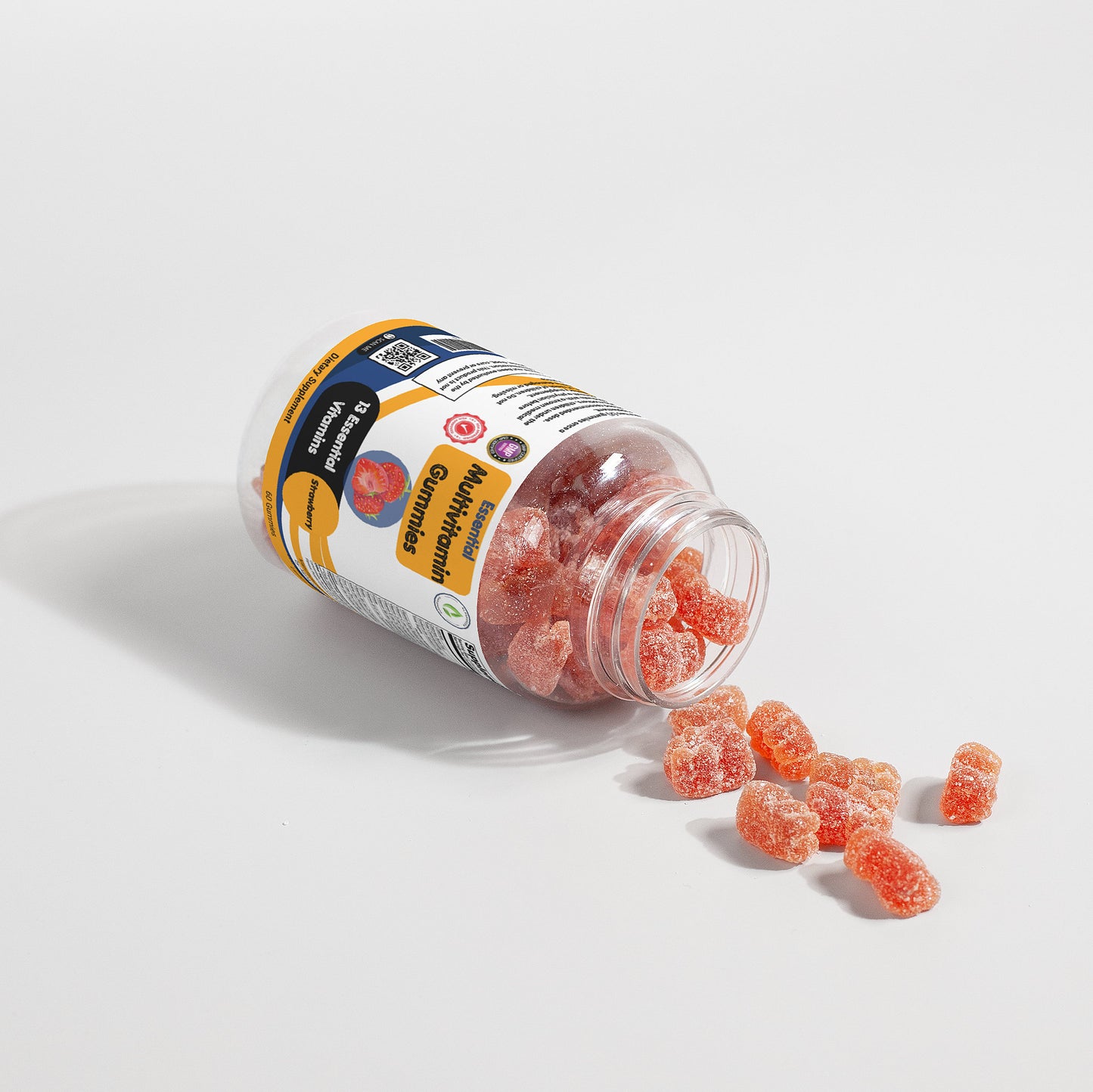 Multivitamin Bear Gummies (Adult) - 13 Essential Vitamins - Strawberry