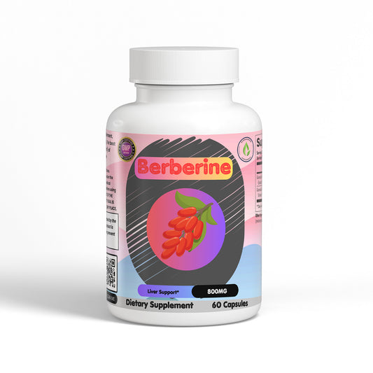 Berberine 800mg - Blood Sugar Support - fat loss - AMPK Activation - Liver Support