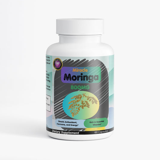 Miracle Moringa - Nutrient Powerhouse (A,C,E,and B complex) - Anti-inflammatory - Antioxidant - Hormone and Energy - Immune Support