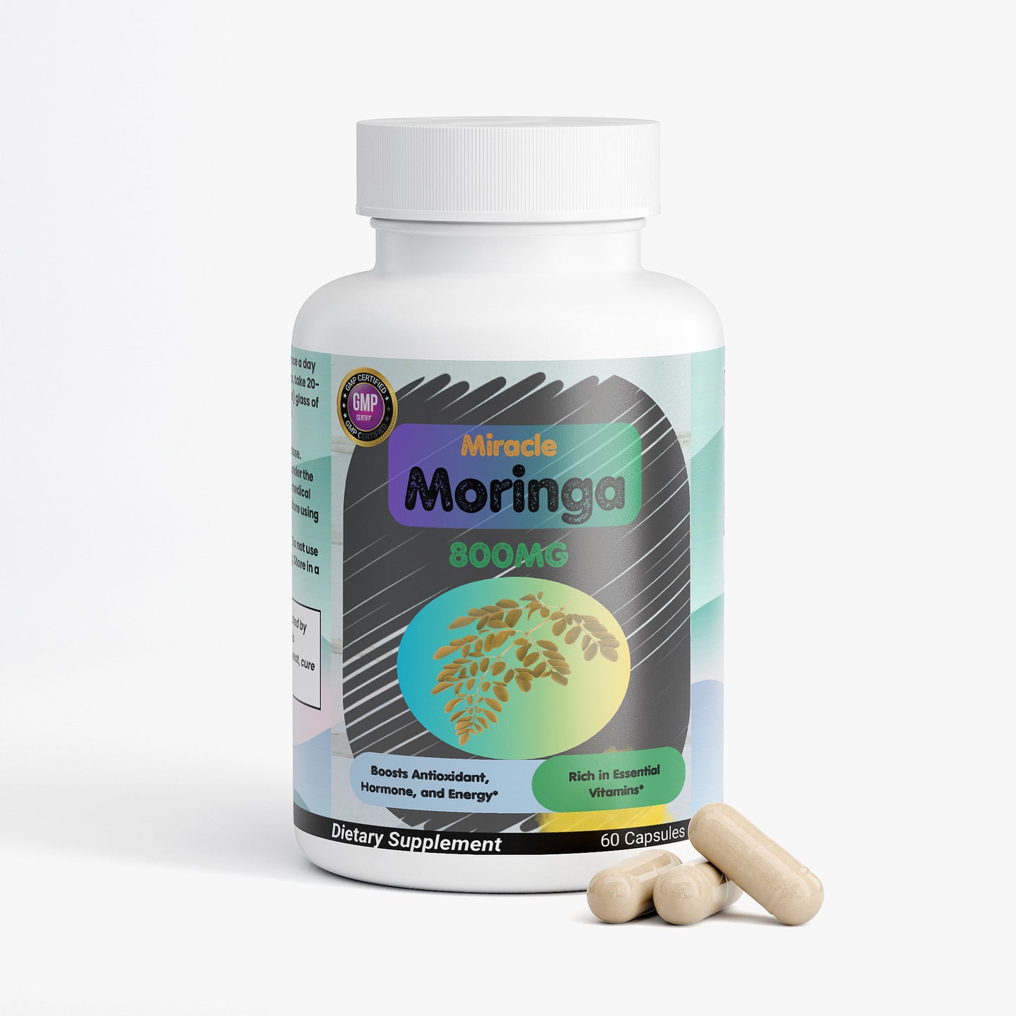Miracle Moringa - Nutrient Powerhouse (A,C,E,and B complex) - Anti-inflammatory - Antioxidant - Hormone and Energy - Immune Support