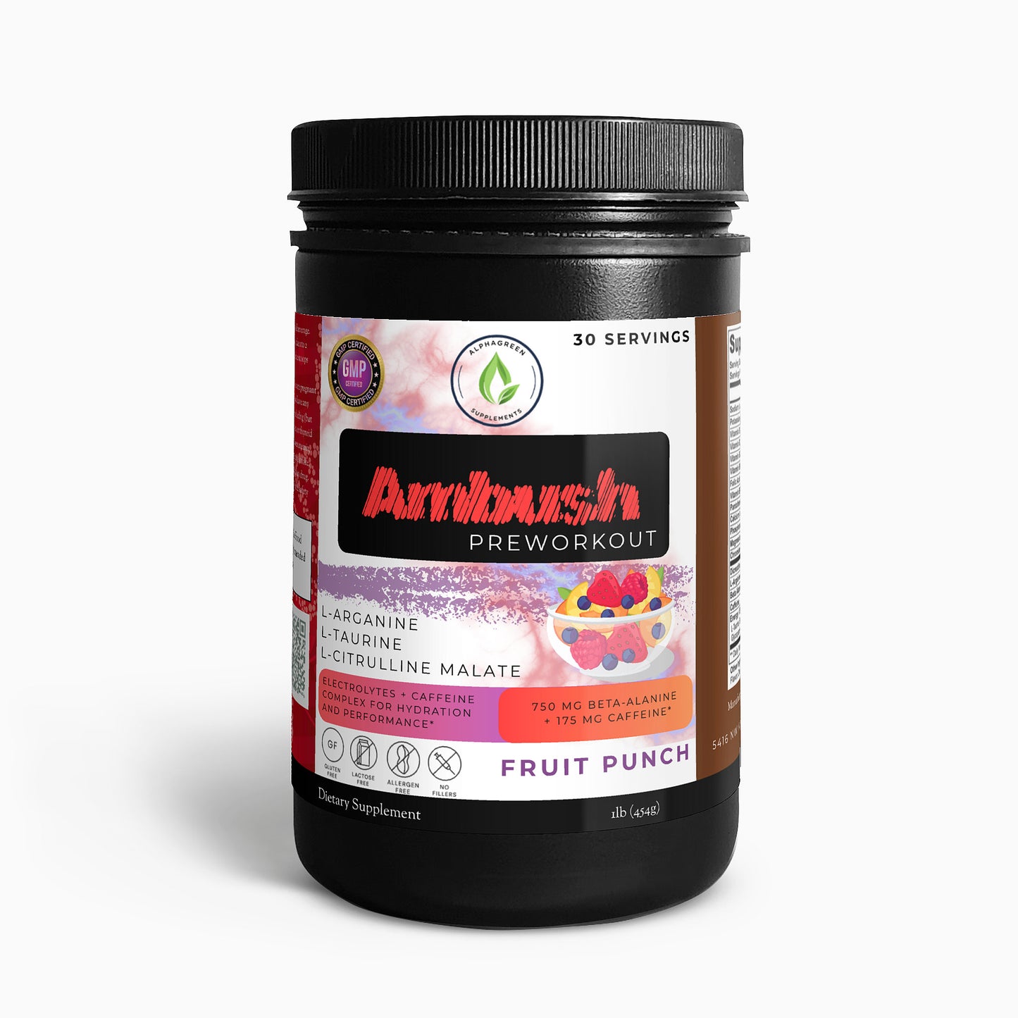 Ambush Nitric Oxide Preworkout – Fruit Punch