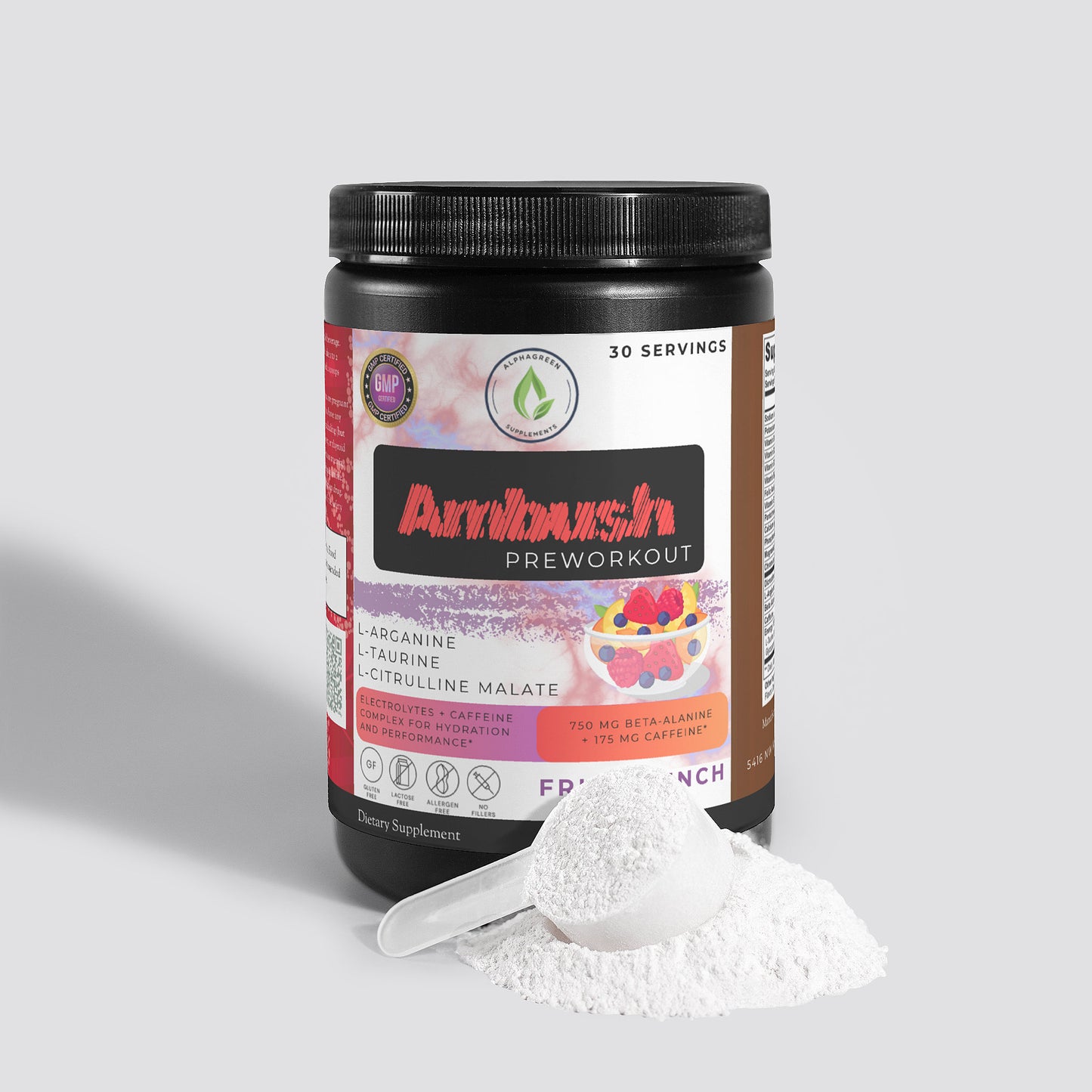 Ambush Nitric Oxide Preworkout – Fruit Punch
