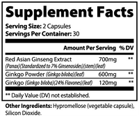 Ginkgo Biloba + Ginseng - Cardiovascular Support