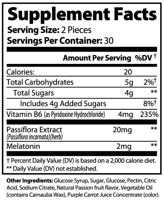 Magnificent Sleep-Well Gummies - Sleep Improvement - Melatonin (Adult)