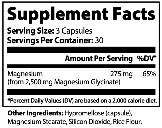 Magnesium Glycinate - Nervous Support - Mineral Health